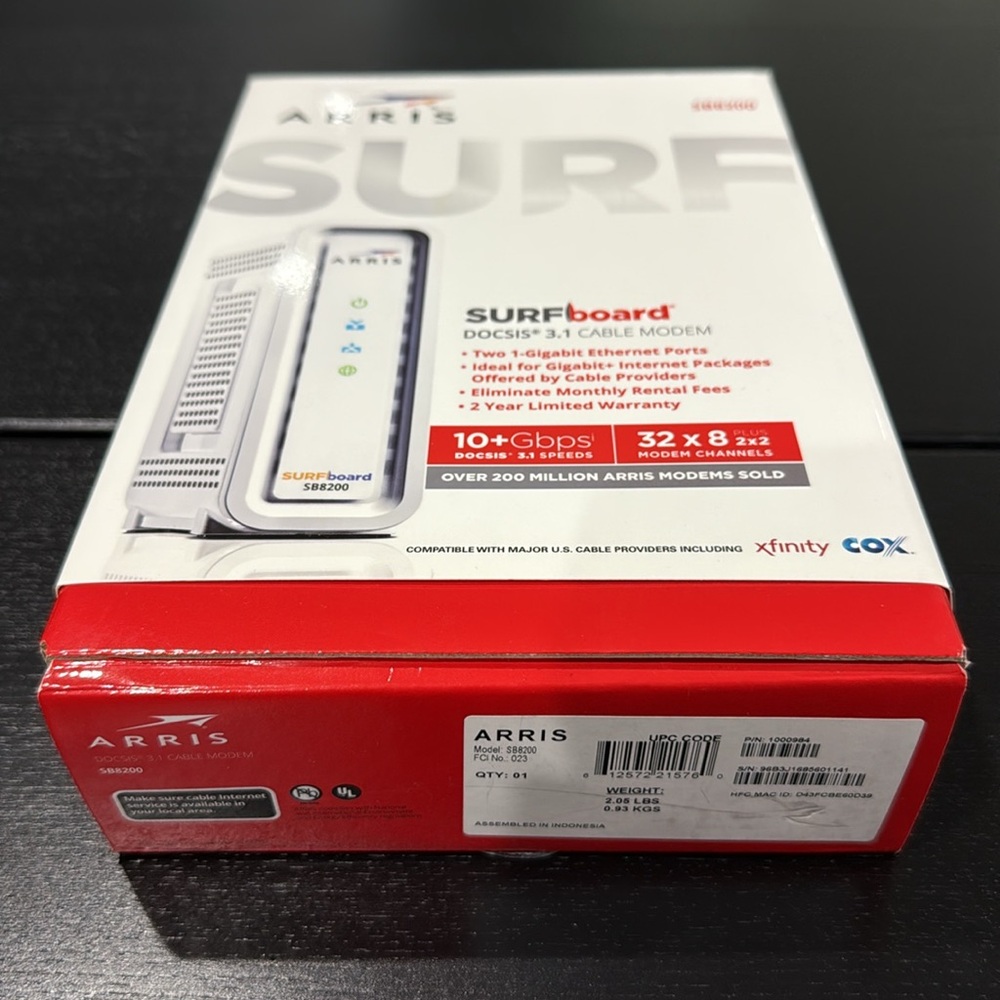 ARRIS SURFboard DOCSIS 3.1 Cable Modem - Picture 2 of 7